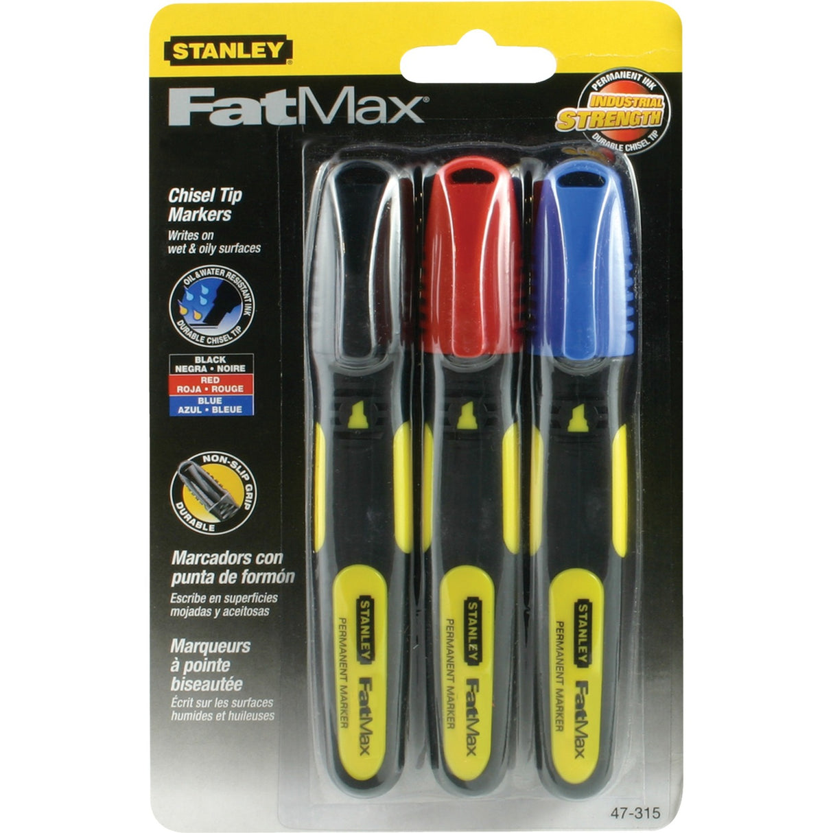 Stanley FatMax Markeerstift Rood Zwart Blauw