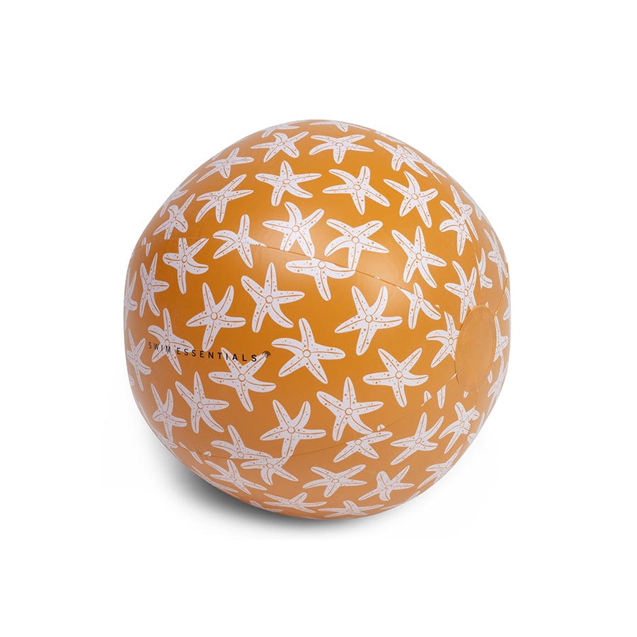 Seastar | oranje witte strandbal ø 51 cm