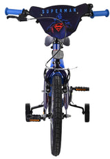 Superman kinderfiets - jongens - 16 inch - blauw