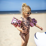 Safari chique | rosé goud zwembandjes 2-6 jaar