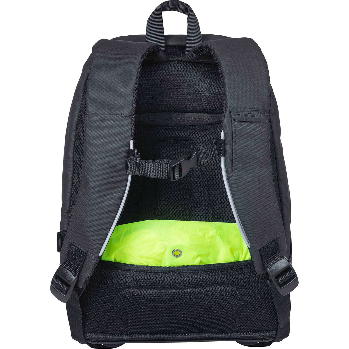 Basil B-Safe Commuter Nordlicht - compacte fietsrugzak voor elektrische fiets - 13L - zwart