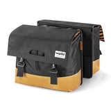 UrbanProof Urban Proof dubbele fietstas zwart geel 40L