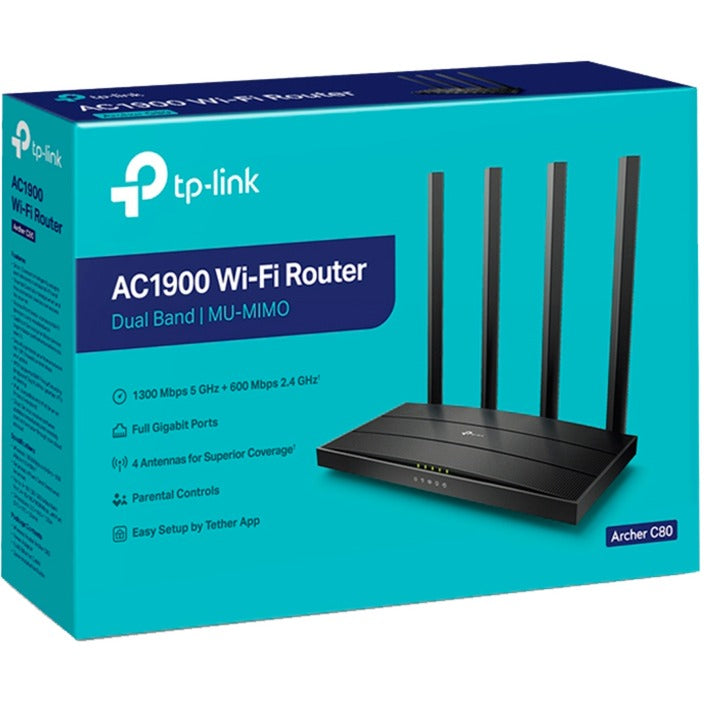 TP-Link Archer C80 AC1900 Wireless MU-MIMO Wi-Fi Router