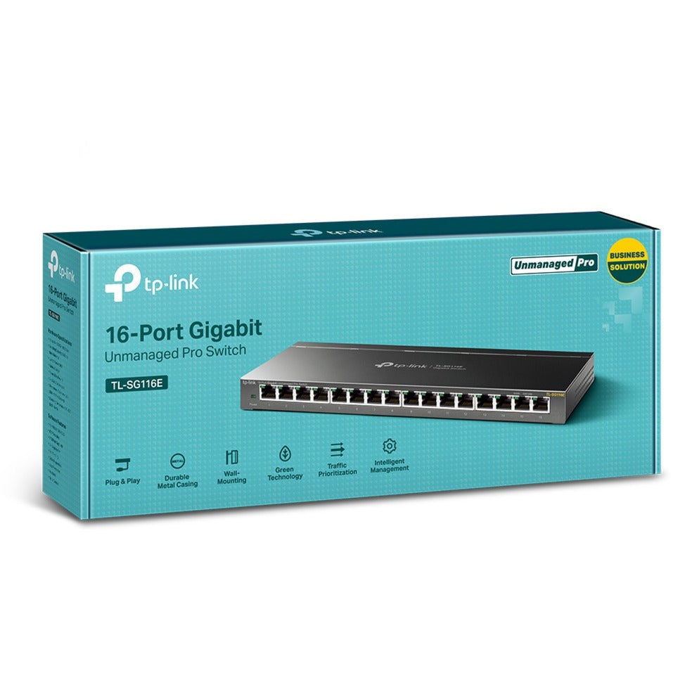 TP-Link TL-SG116E 16-Port Gigabit Unmanaged Switch