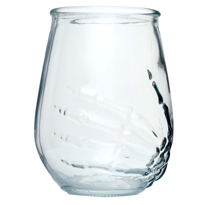 Skelet hand set 2 glazen drinkglazen