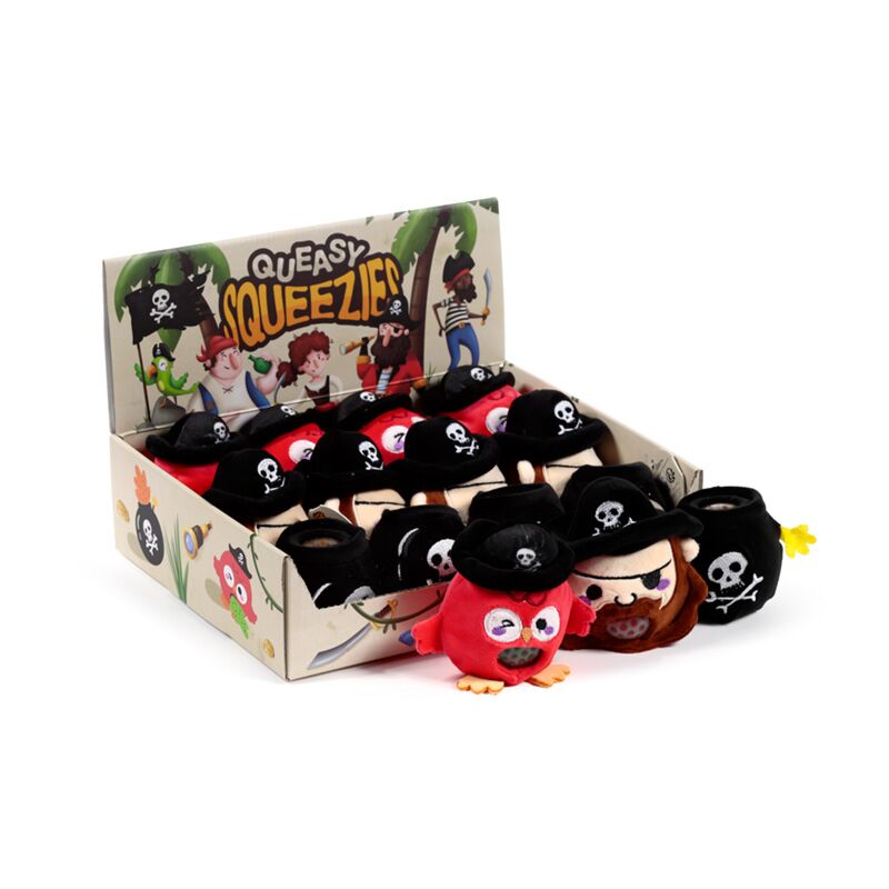 Queasy squeezies jolly rogers piraat knijpspeelgoed