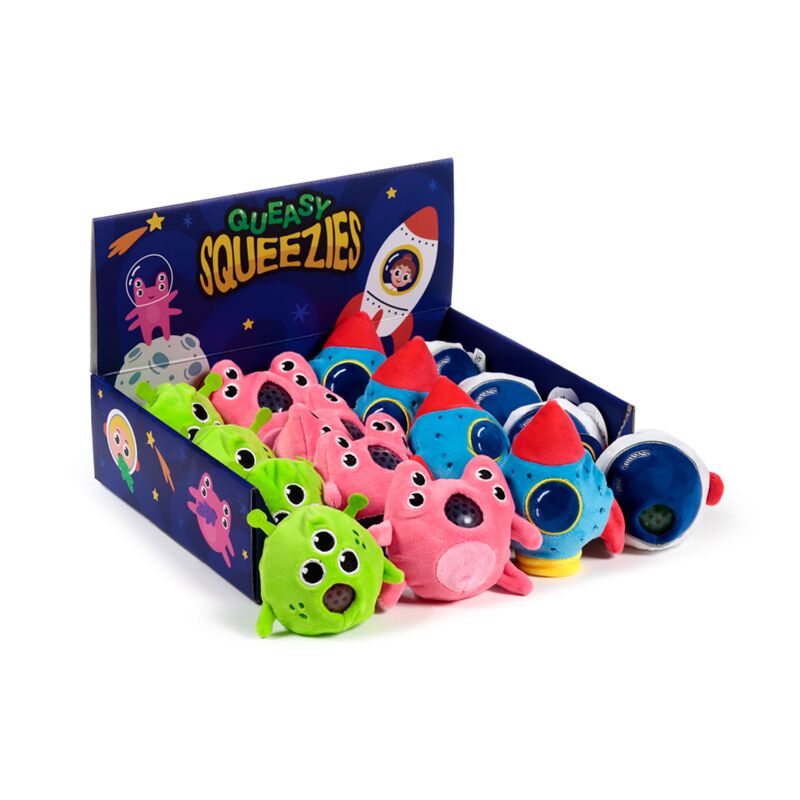 Queasy squeezies ruimtevaart knijpspeelgoed