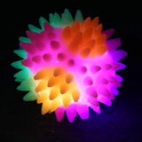 Puntige stuiterbal met led 5,5cm