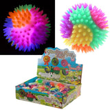 Puntige stuiterbal met led 7cm