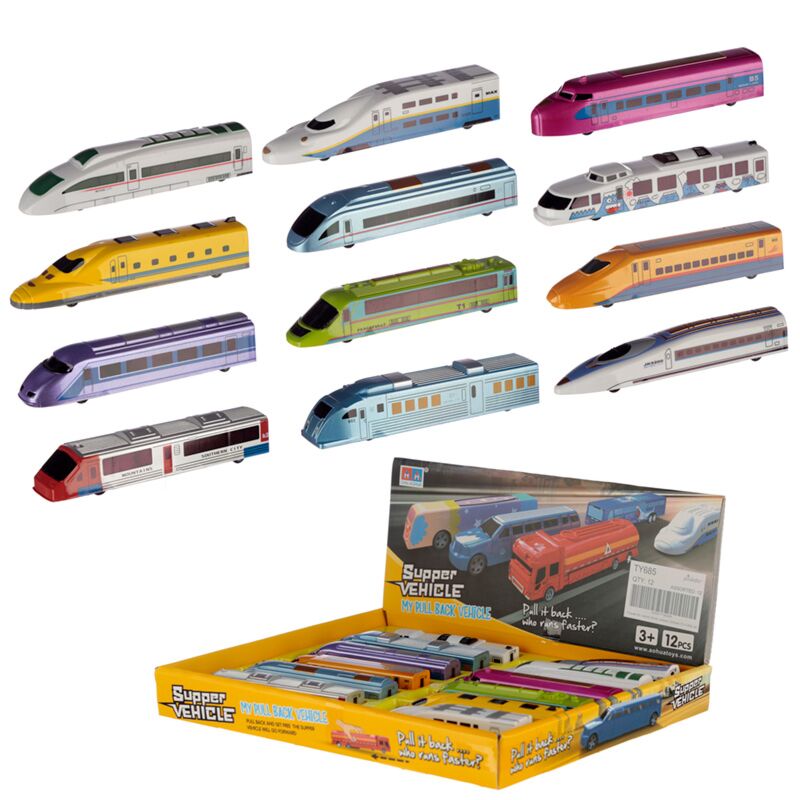 Super trein terugtrek speelgoed