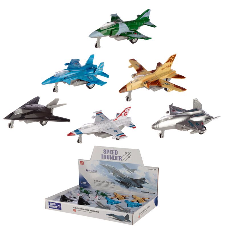 Speed thunder jet terugtrek speelgoed