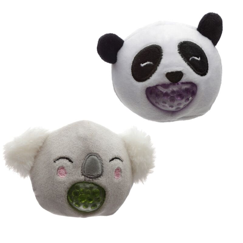 Queasy squeezies adoramals panda en koala pluche knijp speelgoed