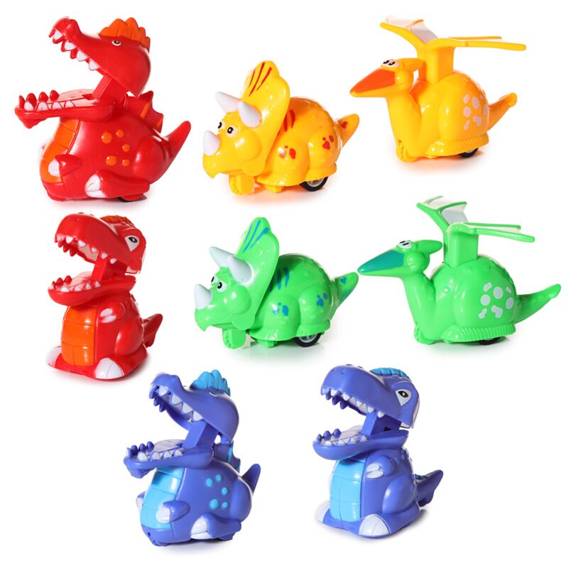 Speelgoed dinosaurus in draagkooi