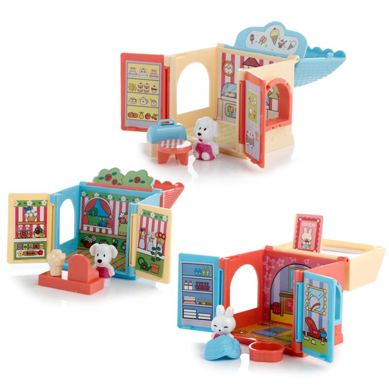 Schattige puppy huis set