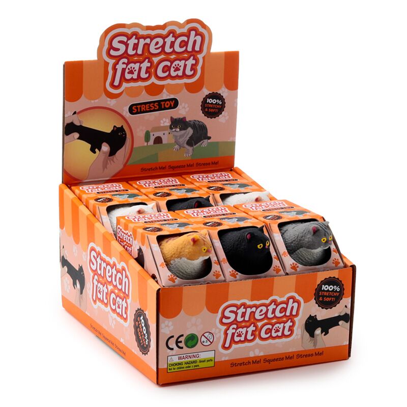 Stretch speelgoed dikke kat
