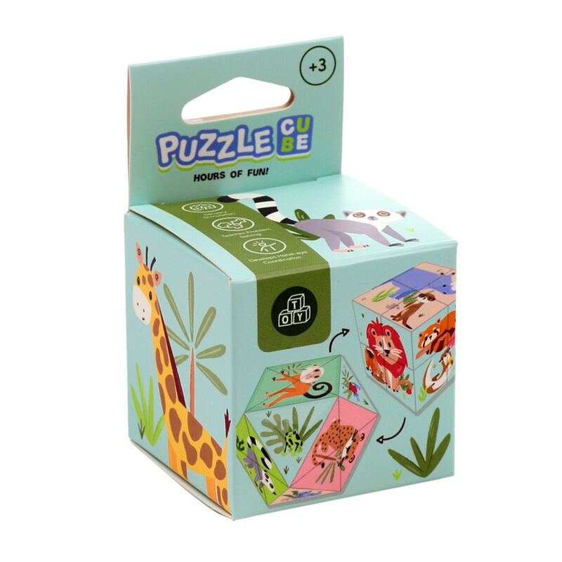 Zooniverse puzzel kubus speelgoed