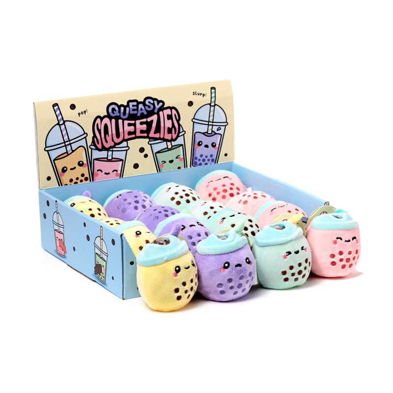 Queasy squeezies foodiemals bubble tea knijp speelgoed