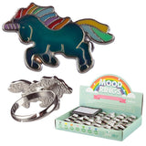 Betoverde regenboog eenhoorn kinder moodring