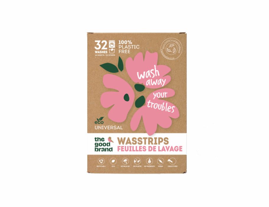The good brand wasstrips - bloemen - 32 stuks