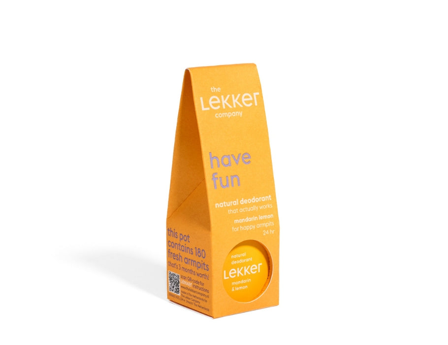 The lekker company deodorant - mandarijn citroen - have fun