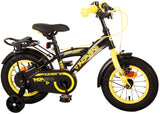 Volare Thombike Kinderfiets - Jongens - 12 inch - Zwart Geel - Twee Handremmen