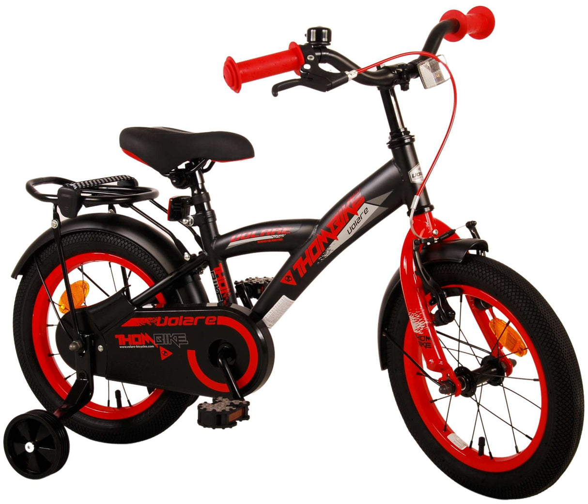 Volare Thombike Kinderfiets Jongens 14 inch Zwart Rood
