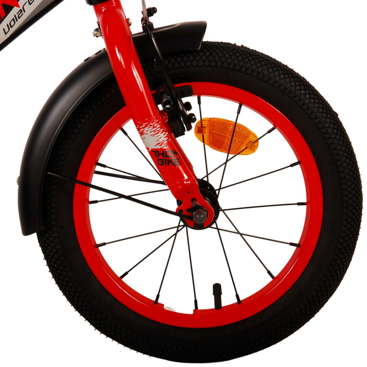 Volare Thombike Kinderfiets Jongens 14 inch Zwart Rood