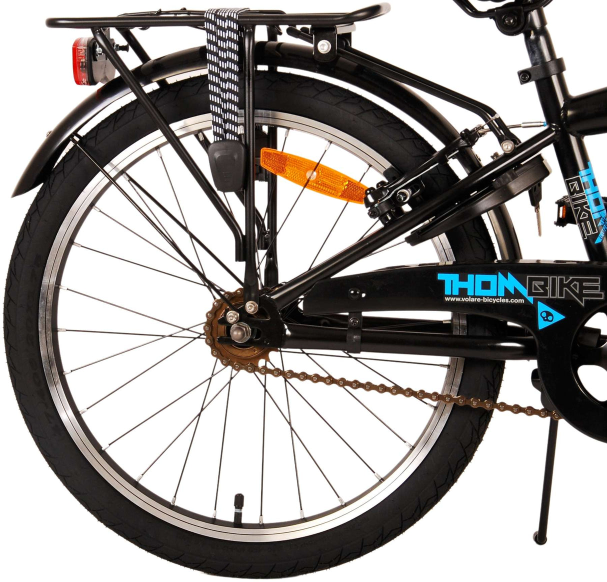 Volare Thombike Kinderfiets Jongens 20 inch Zwart Blauw Twee Handremmen