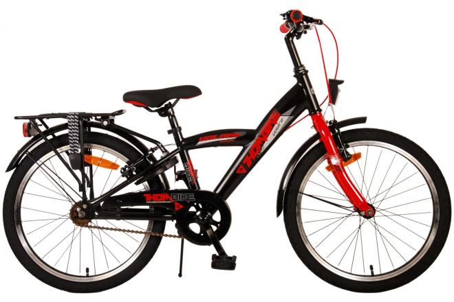 Volare Thombike Kinderfiets Jongens 20 inch Zwart Rood Twee Handremmen