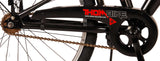 Volare Thombike Kinderfiets - Jongens - 24 inch - Zwart Rood - Twee handremmen