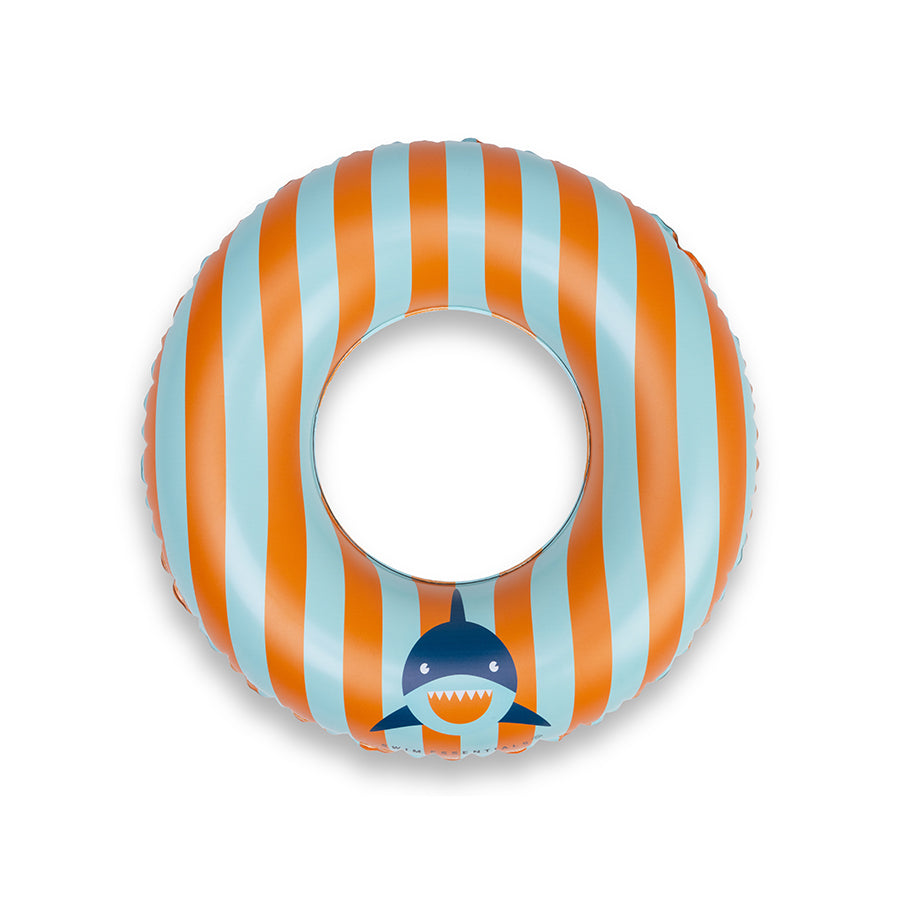 Tropic shark | oranje blauw zwemband ø 55 cm