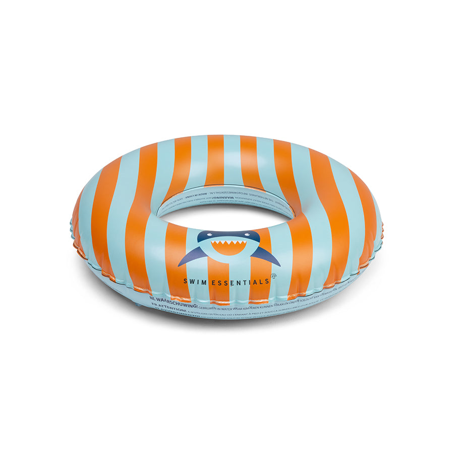 Tropic shark | oranje blauw zwemband ø 55 cm