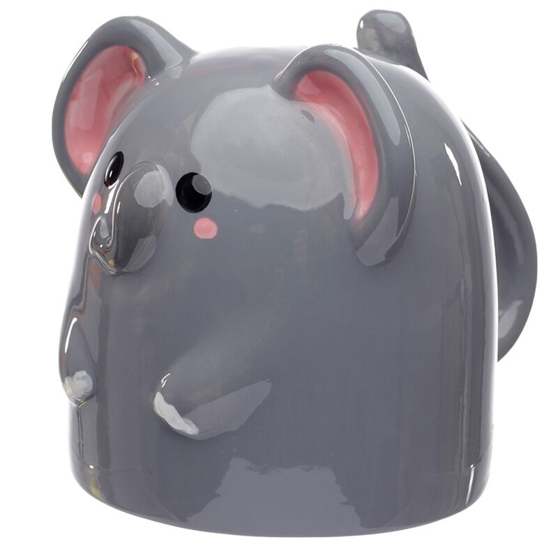 Cutiemals olifant ondersteboven keramiek mok