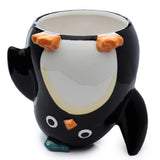 Pinguïn ondersteboven keramiek mok