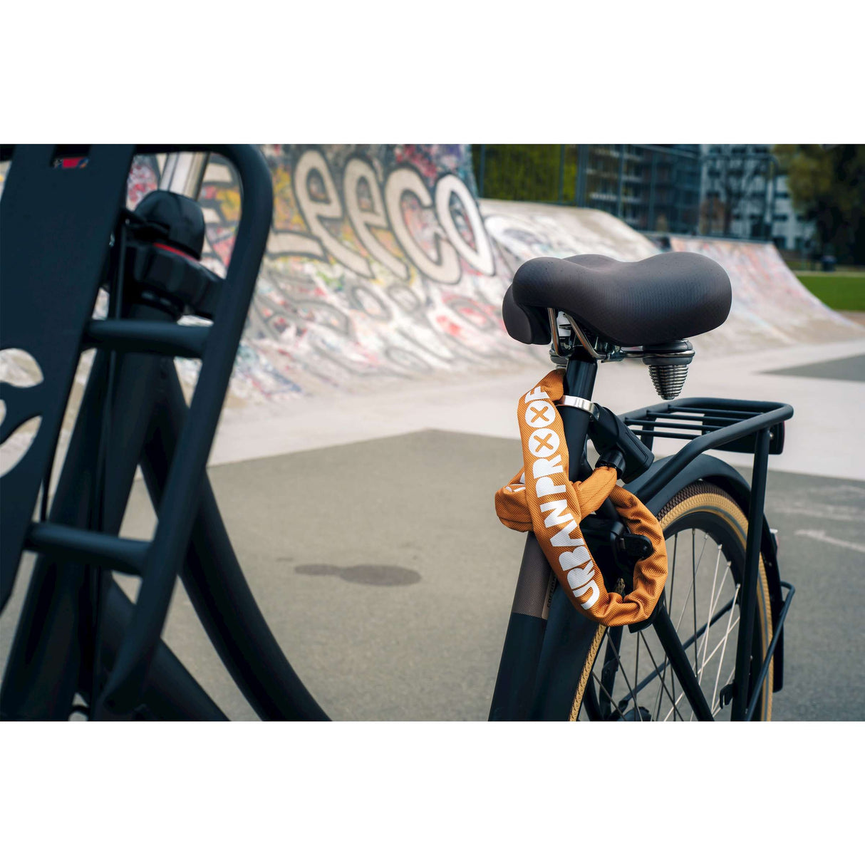 Urbanproof kettingslot 8mm*100cm geel