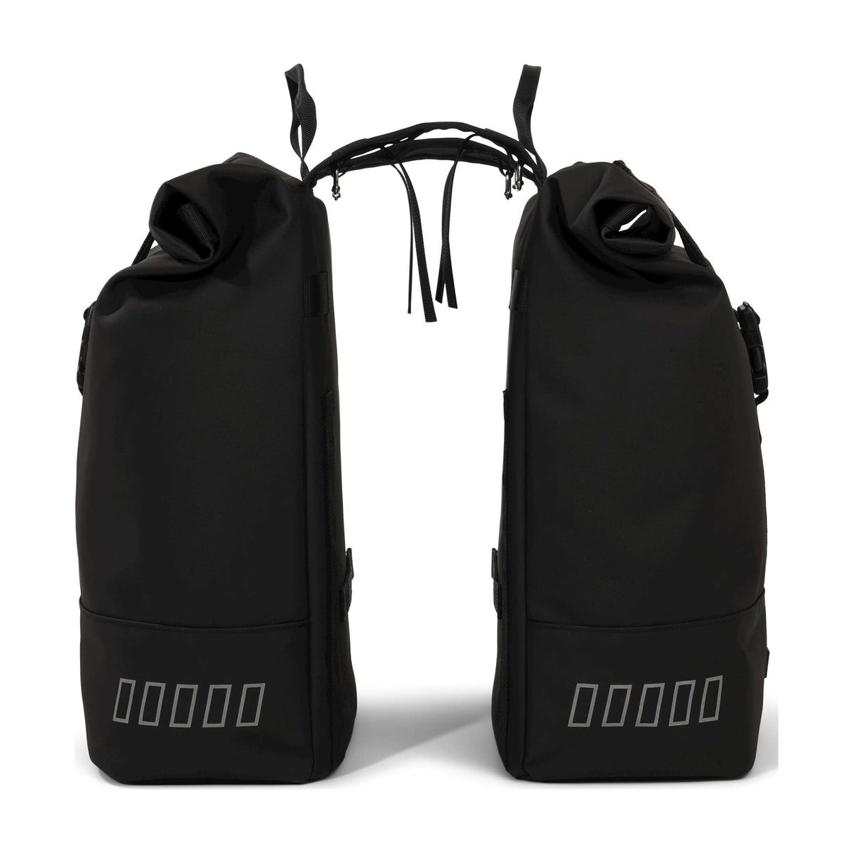 UrbanProof Urbanproof rolltop dubbele fietstas 38 liter zwart