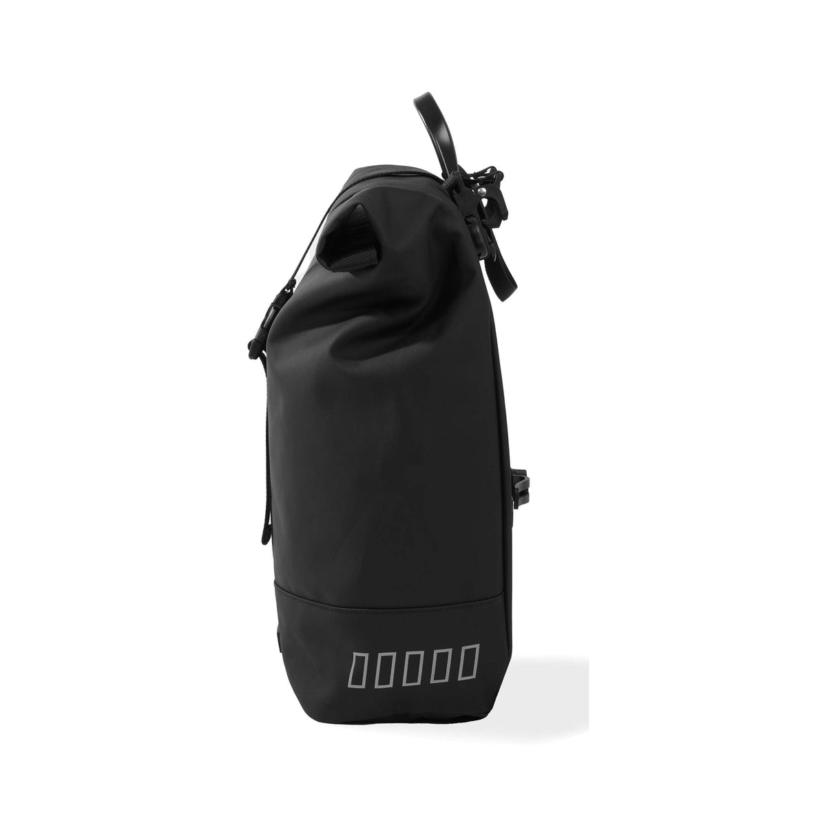 Urbanproof gerecyclede enkele fietstas urban proof rolltop 20 liter 30 x 15 x 42cm - zwart