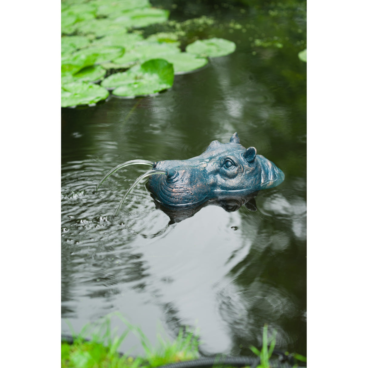 Ubbink Drijvende spuitfiguur Nijlpaardenkop