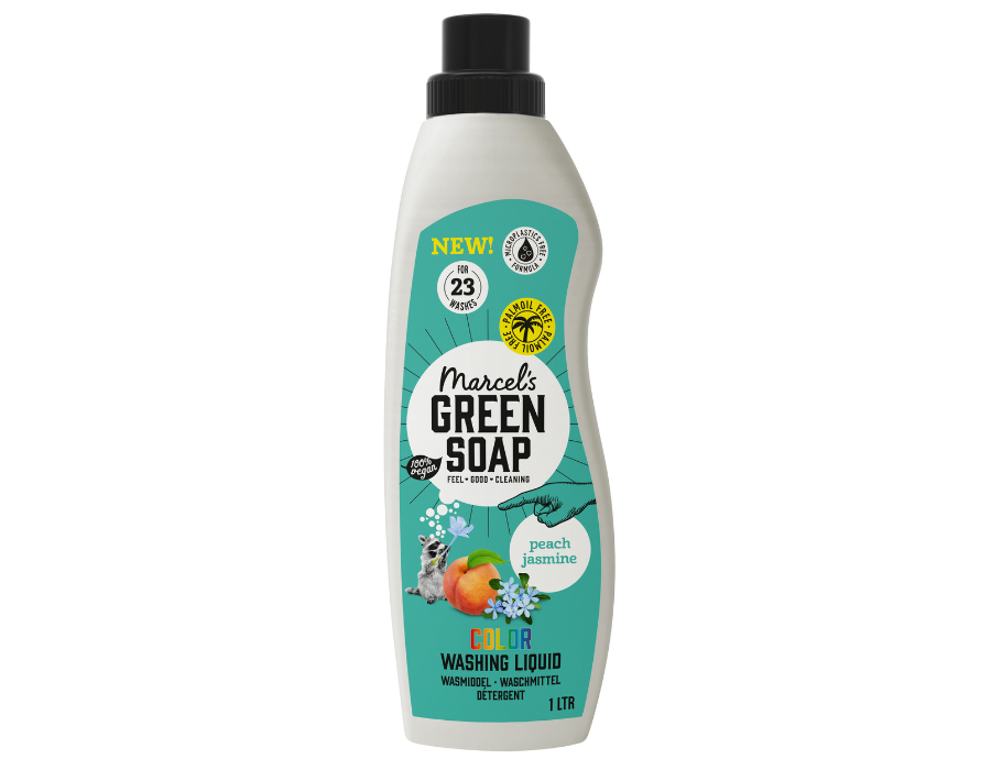 Marcel's green soap wasmiddel kleur - peach jasmine - 1 liter