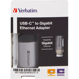 Verbatim USB 3.2 Gen 1 adapter, USB-C > RJ-45