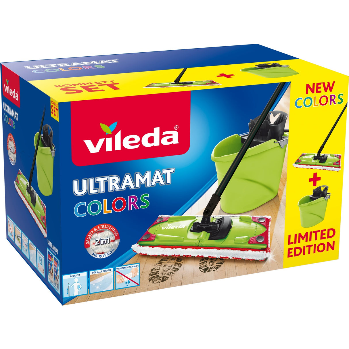 Vileda Ultramat Colors 2in1 set
