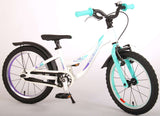 Volare Glamour Kinderfiets - Meisjes - 16 inch - Wit Mint Groen - Prime Collection