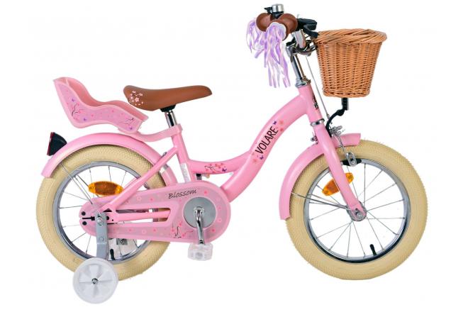 Volare blossom kinderfiets meisjes 14 inch roze