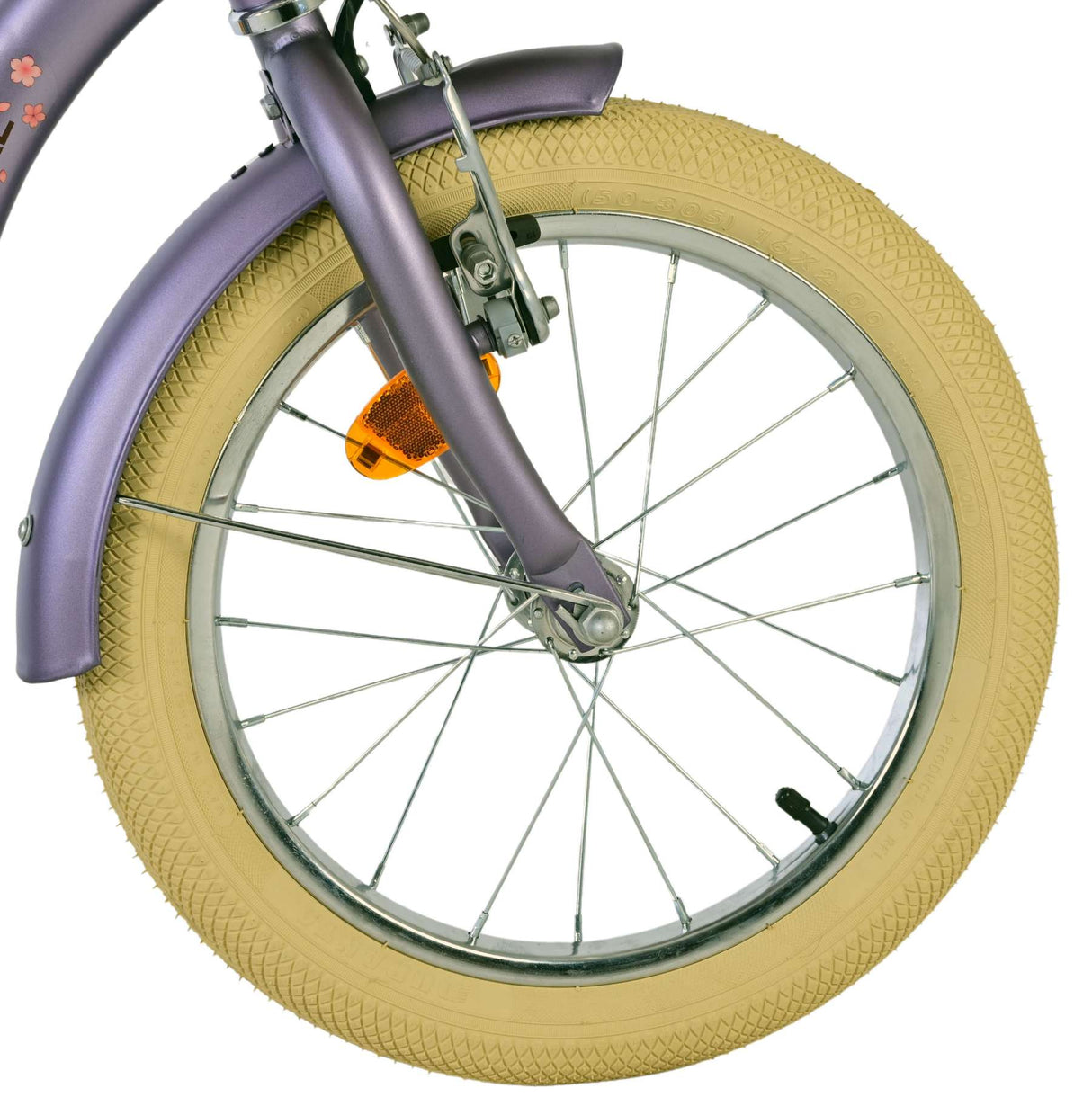 Volare bloesem kinderfiets - meisjes - 16 inch - paars