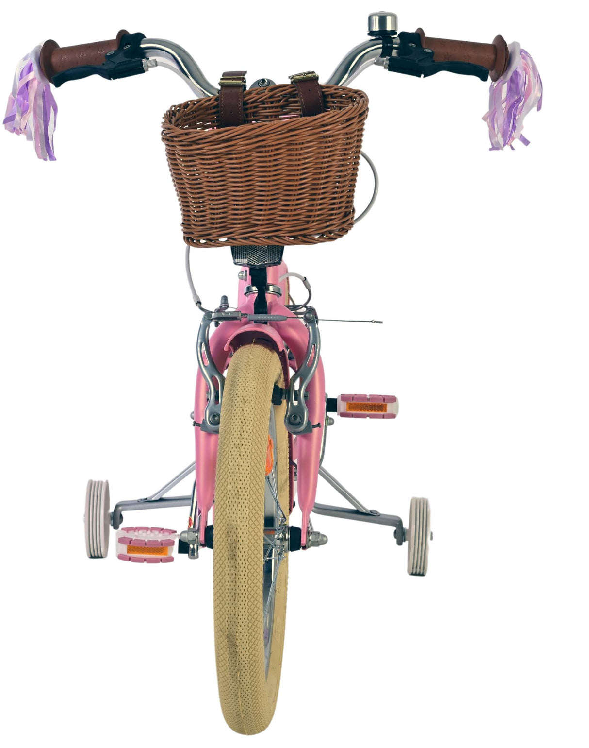 Volare blossom kinderfiets - meisjes - 16 inch - roze - twee handremmen