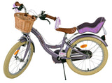 Volare blossom kinderfiets - meisjes - 18 inch - paars - twee handremmen