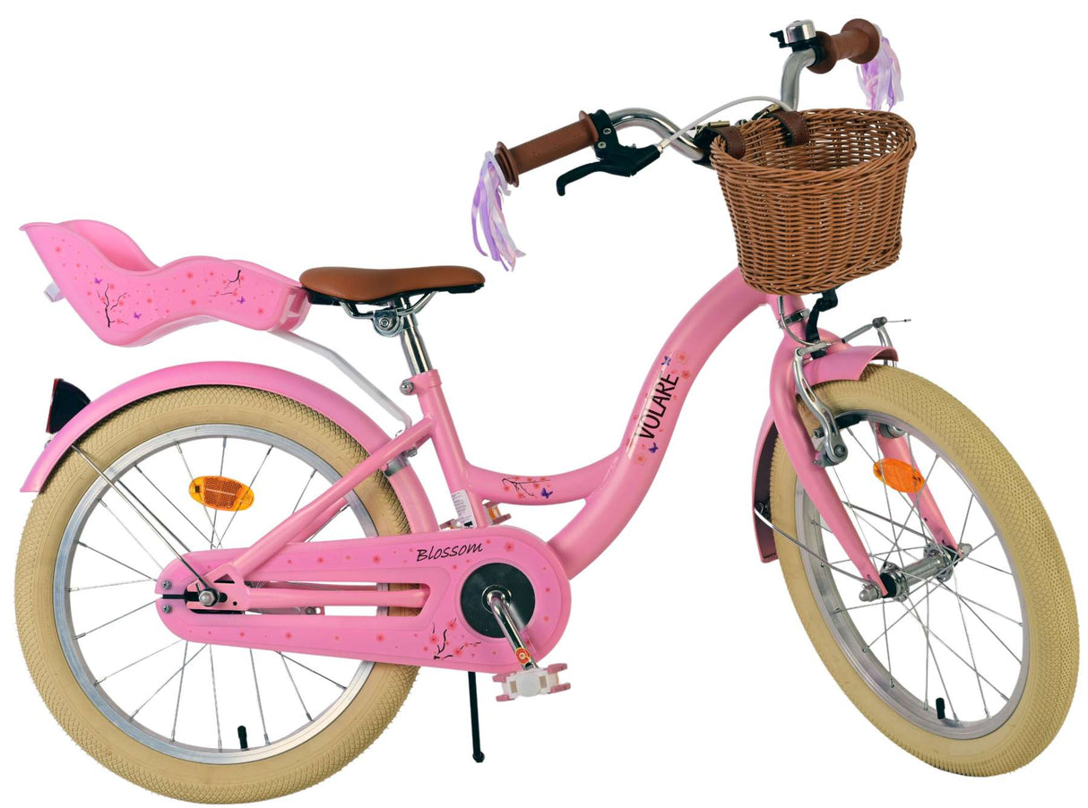 Volare bloesem kinderfiets - meisjes - 18 inch - roze