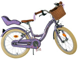 Volare bloesem kinderfiets - meisjes - 18 inch - paars - twee handremmen