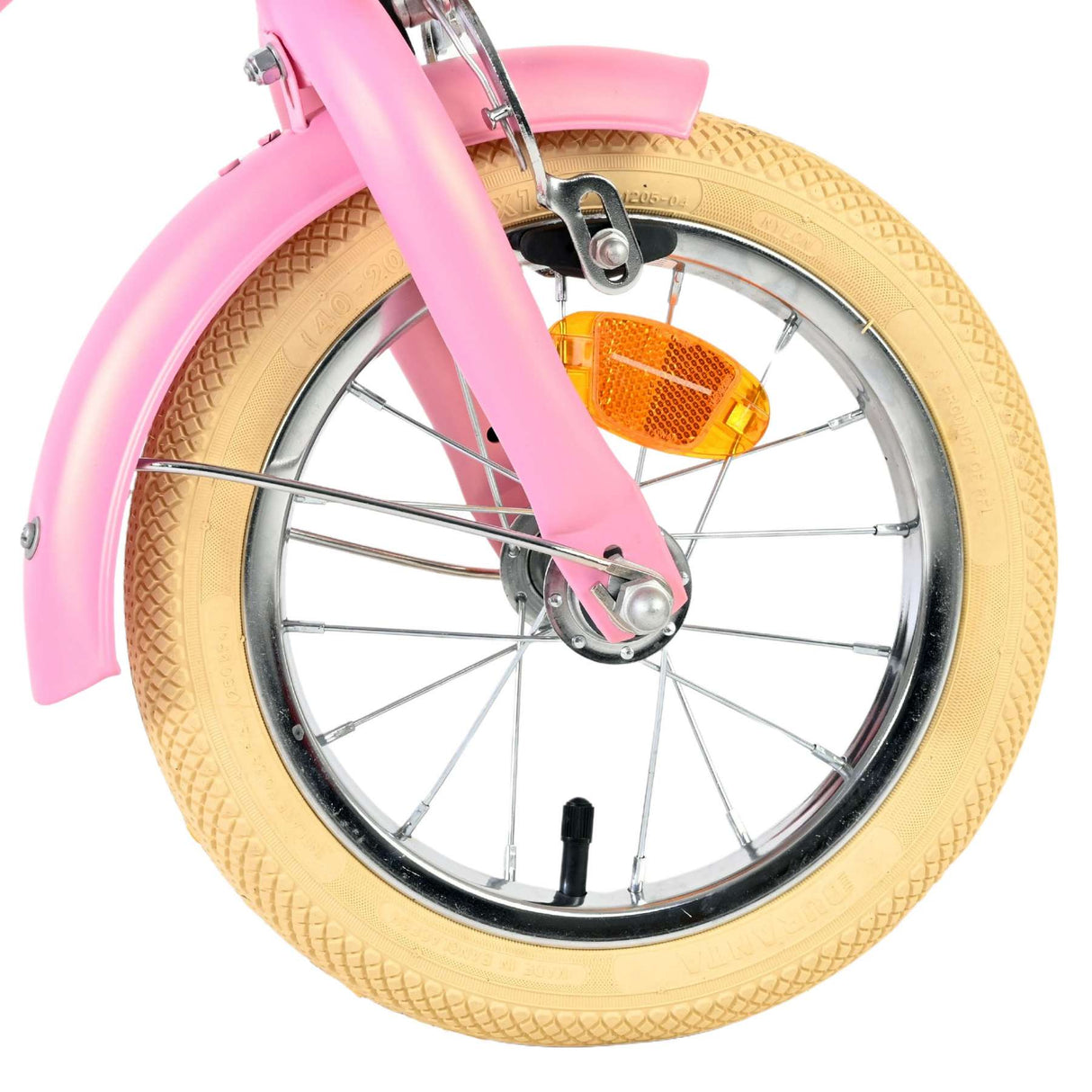 Volare bloesem kinderfiets - meisjes - 12 inch - roze - twee handremmen