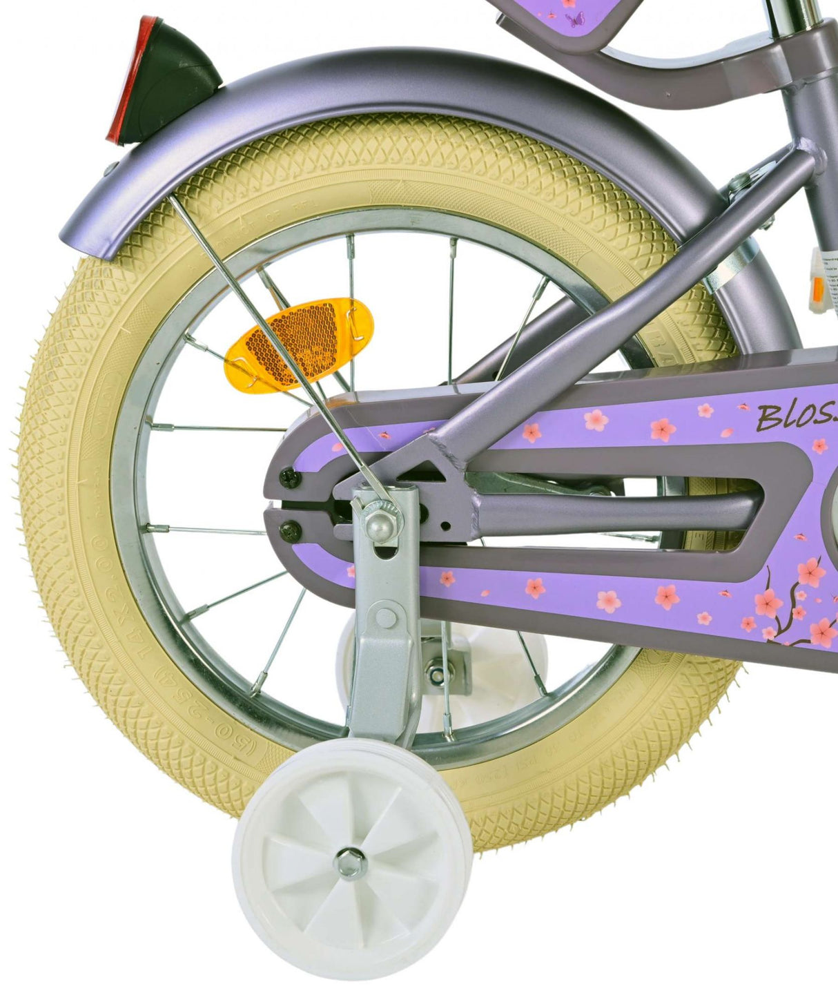 Volare blossom kinderfiets - meisjes - 14 inch - paars